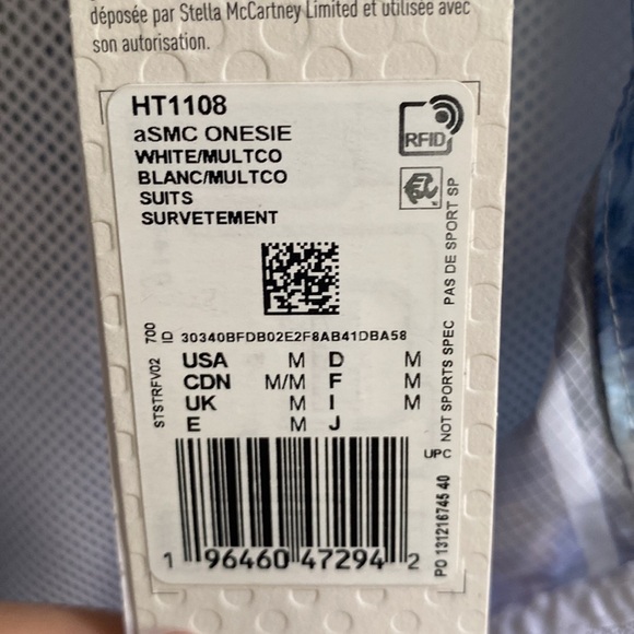 Adidas All In One BY STELLA MCCARTNEY Women’s TRUECASUALS Jumpsuit HT1108 Size M - Picture 6 of 13